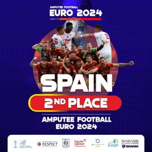 Subcampeones de Europa de fútbol amputados